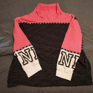 Victoria secret pink cowl neck sweatshirt large